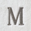 Casual Monogram “M” Cotton Bath Towel, White