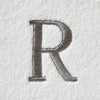 Casual Monogram “R” Cotton Bath Towel, White