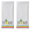 Pineapple Home 2-piece Hand Towel Set, White