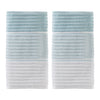 Planet Ombre 2-piece Hand Towel Set, Aqua