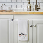 Please Leave Hand Towel, White, Lifestyle in Kitchen