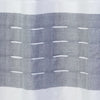 Pleated Stripe Fabric Shower Curtain, Dove Grey