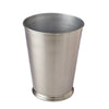 Roche Wastebasket, Stainless Steel
