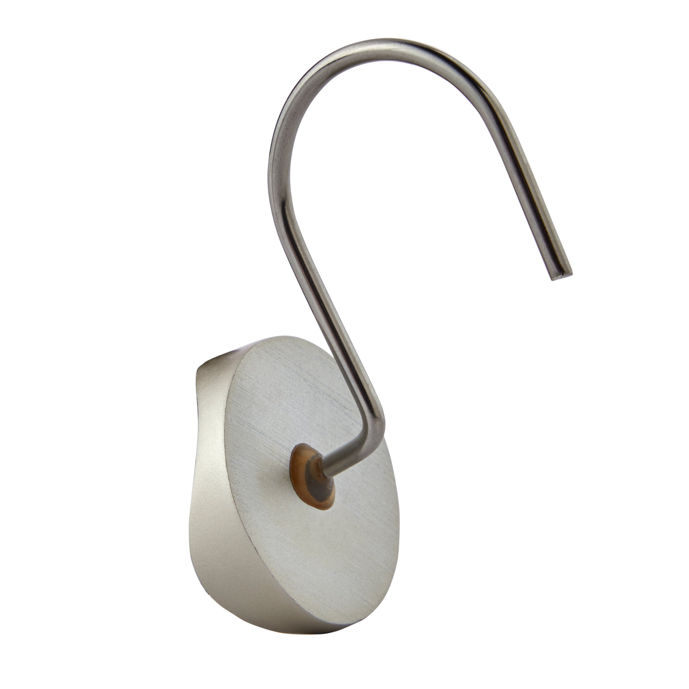 Sparkle Shower Curtain Hooks, Silver