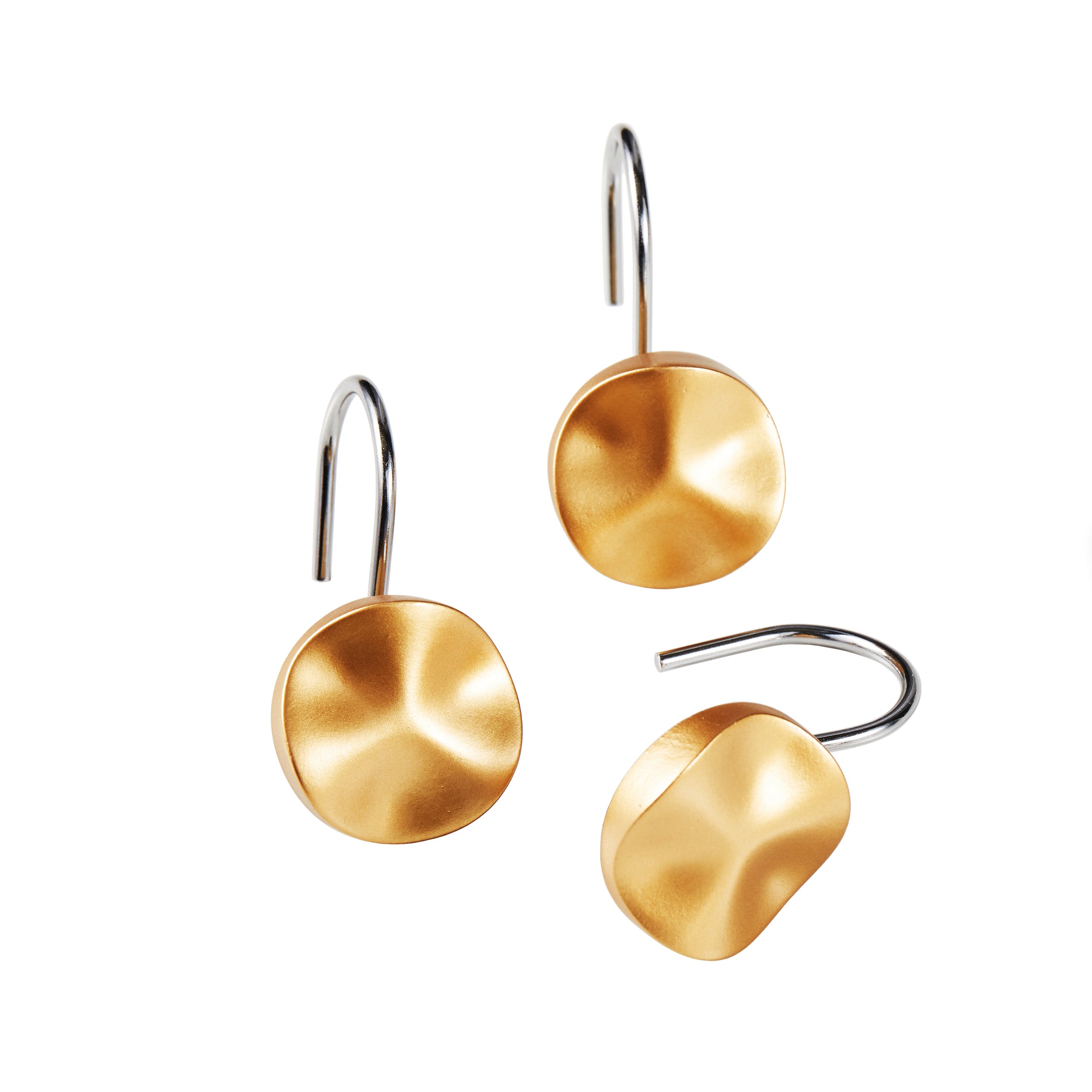 Sparkle Shower Curtain Hooks, Gold