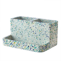 Speckled Terrazzo Toothbrush Holder Storage, Multi