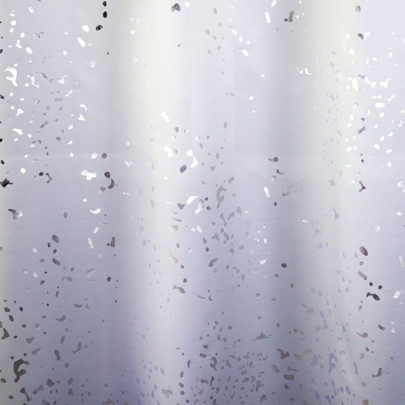 Splatter Fabric Shower Curtain, Gray