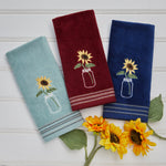 Sunflower In Jar Hand Towels, Group