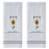 Sunshine 2-Piece Hand Towel Set, White