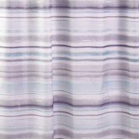 Water Stripe Fabric Shower Curtain, Aqua