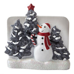 Whistler Snowman Toothbrush Holder, Gray Multi