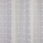 Windowpane Texture Fabric Shower Curtain, Neutral