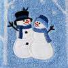 Winter Friends 2-Piece Hand Towel Set, Blue, Detail