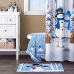 Winter Friends 2-Piece Hand Towel Set, Blue, Lifestyle
