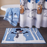 Winter Friends Rug, Blue, Lifestyle